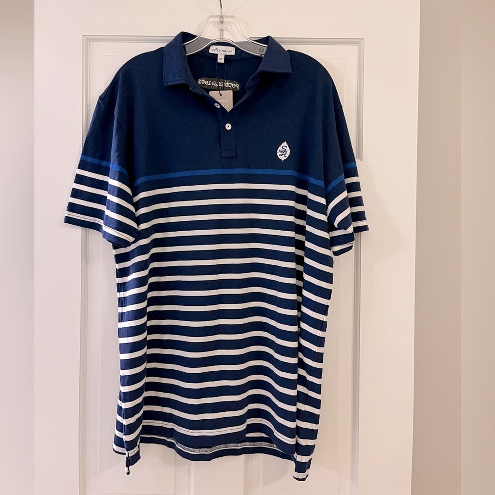 Peter Millar Golf Shirt- men’s size Large New With Tags